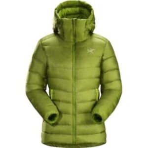 Arcteryx Cerium SV Hoody Cold Weather Down Jacket Green Fiddlehead